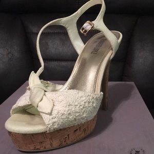 Open toe high heels